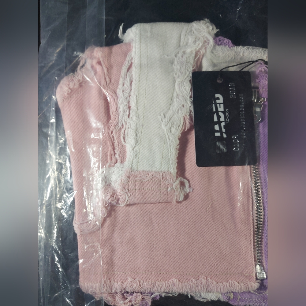 Jaded London Pastel Patchwork Corset Top, NEW, Size UK6 - Picture 7 of 16
